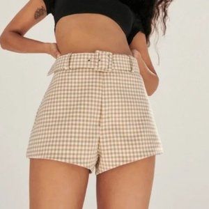 ZARA Gingham Shorts